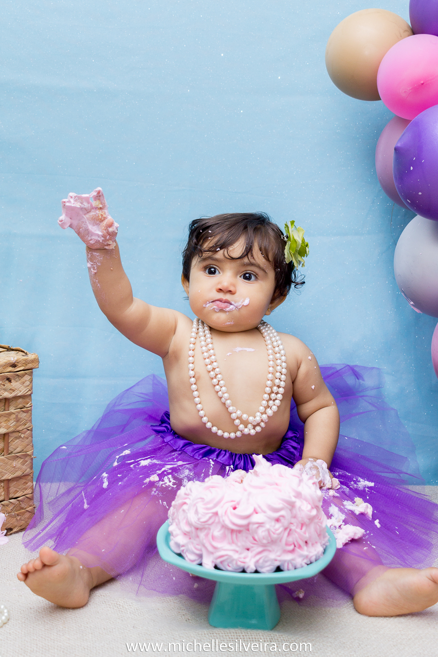 ensaio fotografico smash the cake em são paulo tema sereia