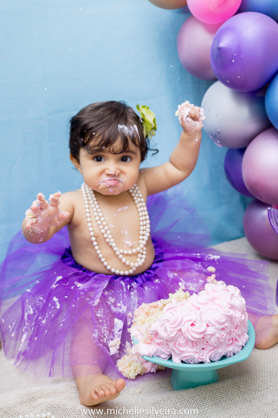 ensaio fotografico smash the cake em são paulo tema sereia