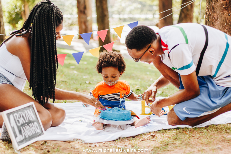 ensaio fotográfico de família smash the cake em diadema sp