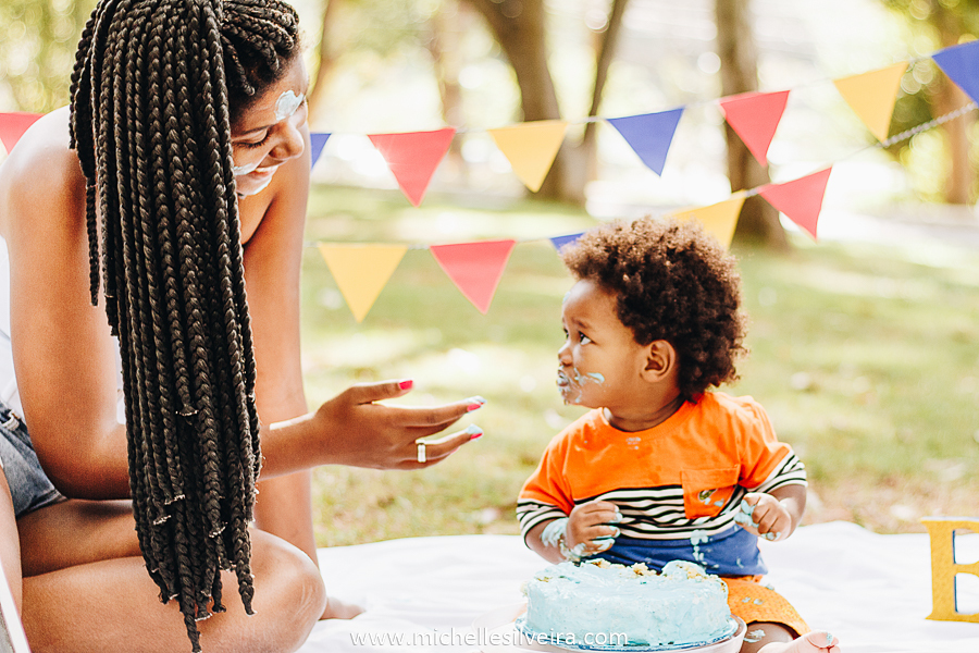 ensaio fotográfico de família smash the cake em diadema sp