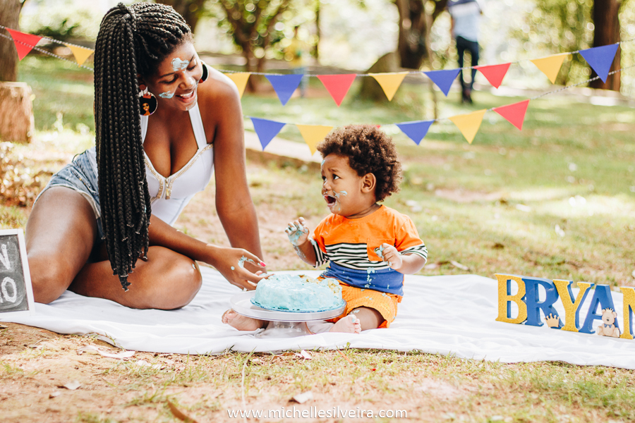 ensaio fotográfico de família smash the cake em diadema sp