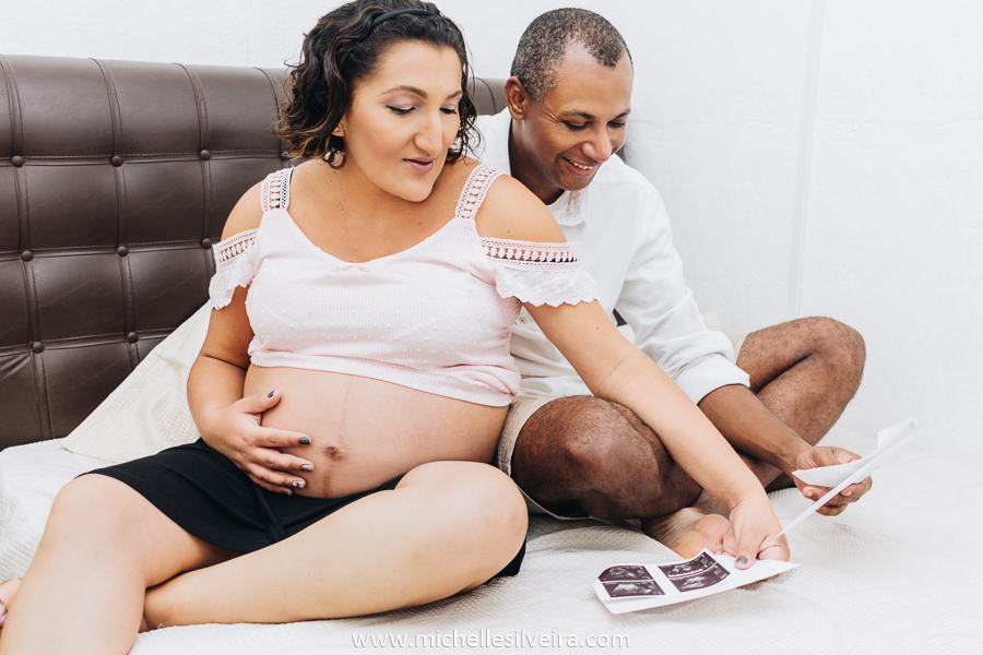 Ensaio de Gestante em casa na cidade de São Paulo