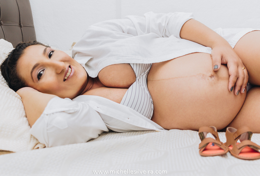 Ensaio de Gestante em casa na cidade de São Paulo