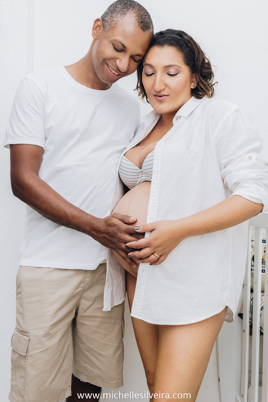 Ensaio de Gestante em casa na cidade de São Paulo