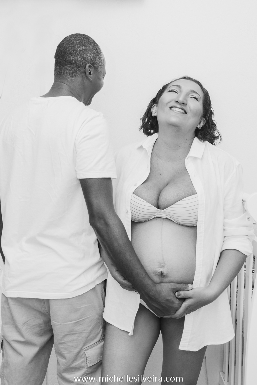 Ensaio de Gestante em casa na cidade de São Paulo