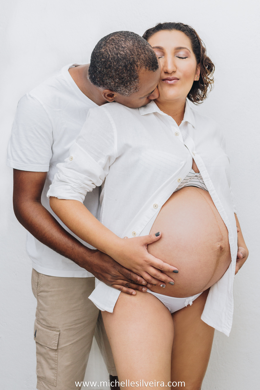 Ensaio de Gestante em casa na cidade de São Paulo