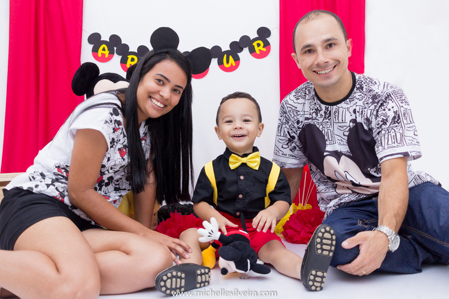ensaio fotografico infantil tema mickey mouse - arthur 2 anos - em diadema - michellesilveirafotografia