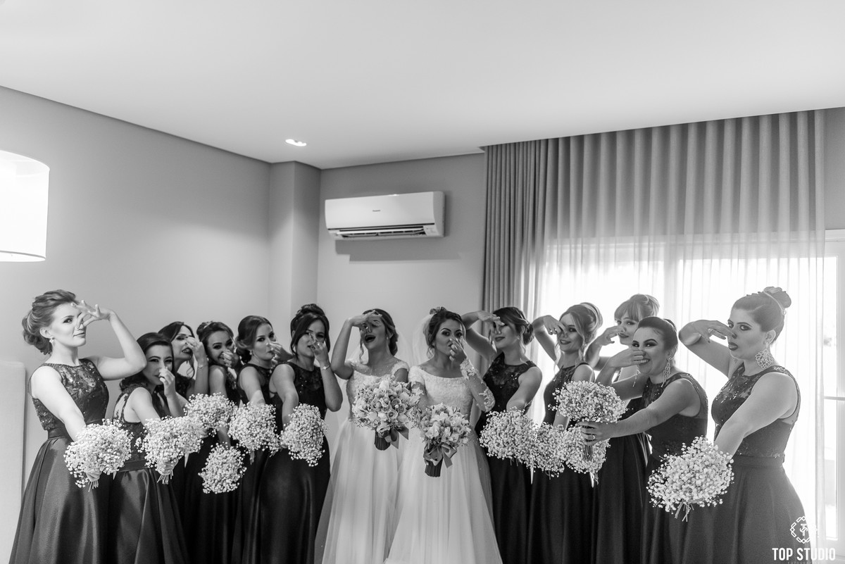 Casamento duplo irmãs gemeas,fotografia de casamento