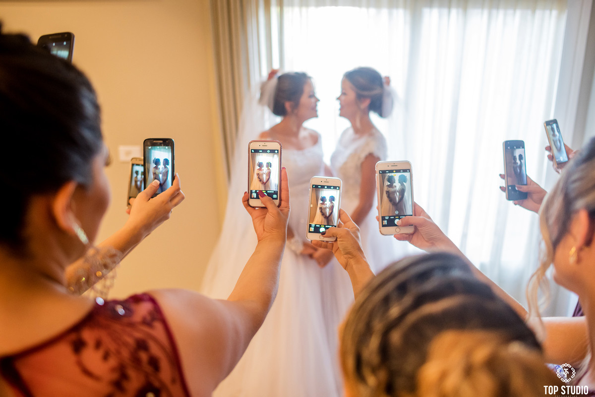 Casamento duplo irmãs gemeas,fotografia de casamento