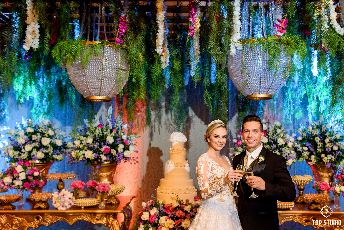 Decoração ricardo malta - Z Garden Buffet - Vestido noiva La Mer 