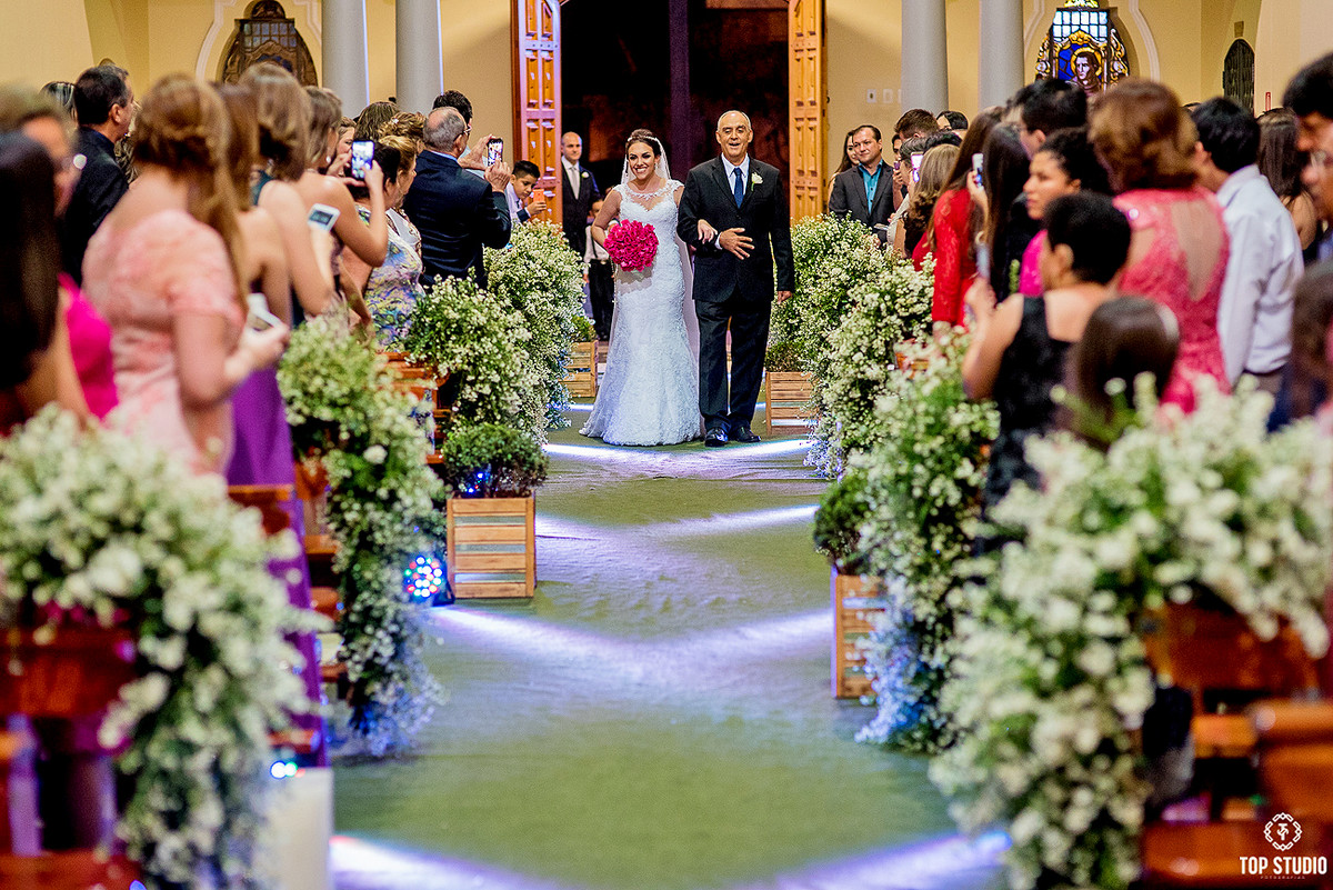 Fotografia de casamento - entrada da noiva