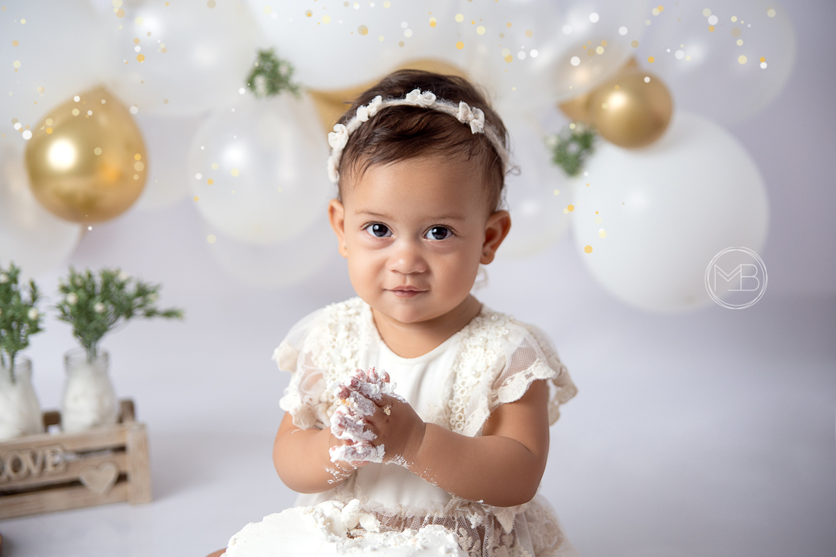 Smash the Cake - o primeiro aninho da Lara