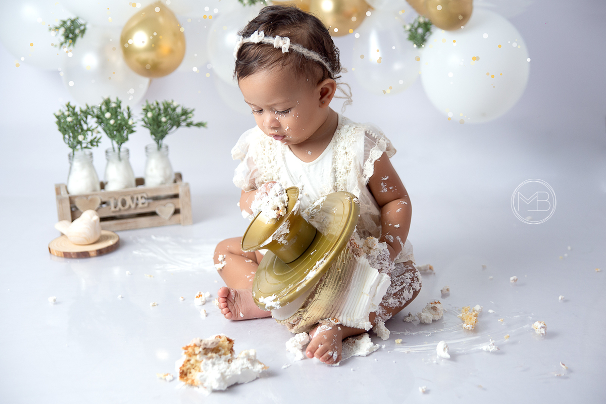 Smash the Cake - o primeiro aninho da Lara