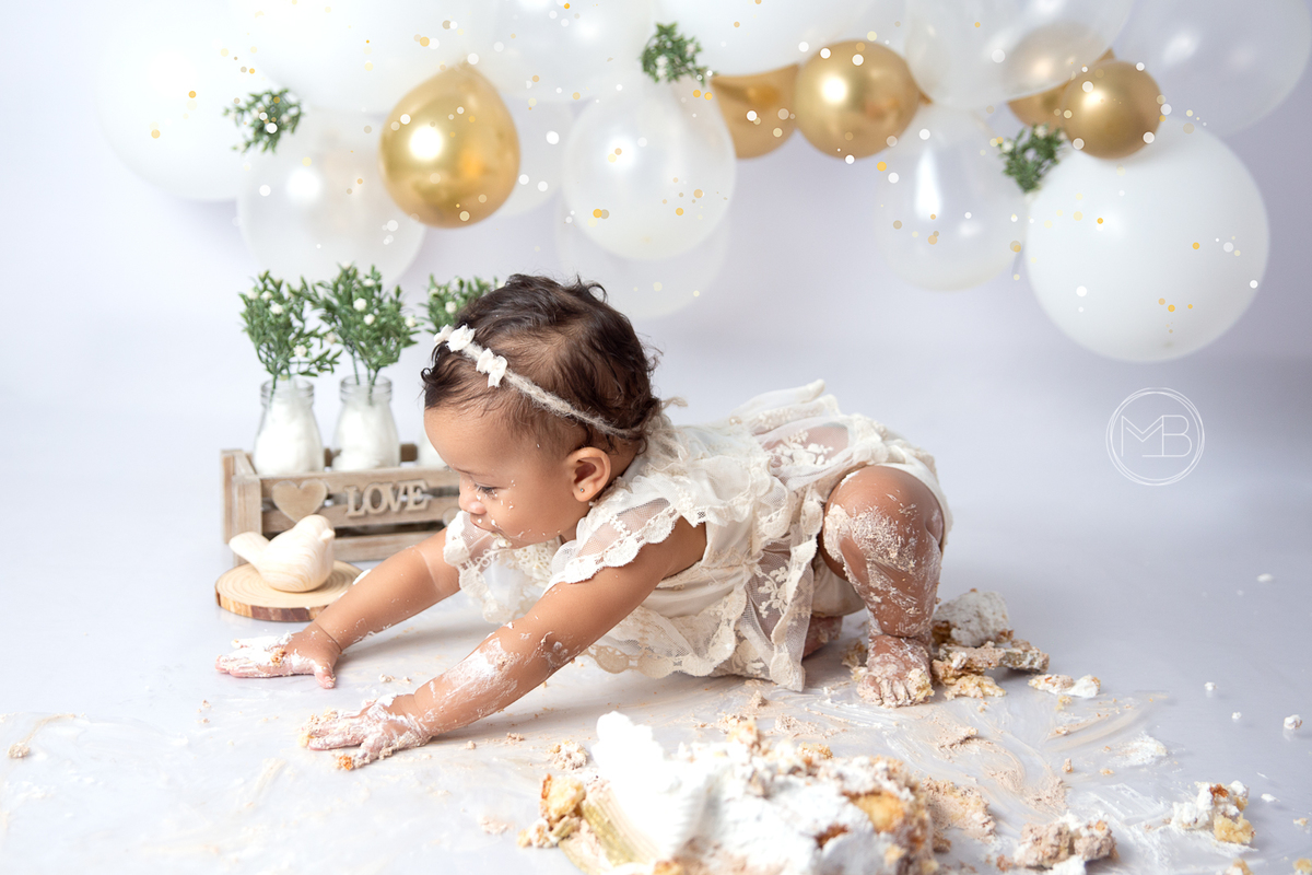 Smash the Cake - o primeiro aninho da Lara