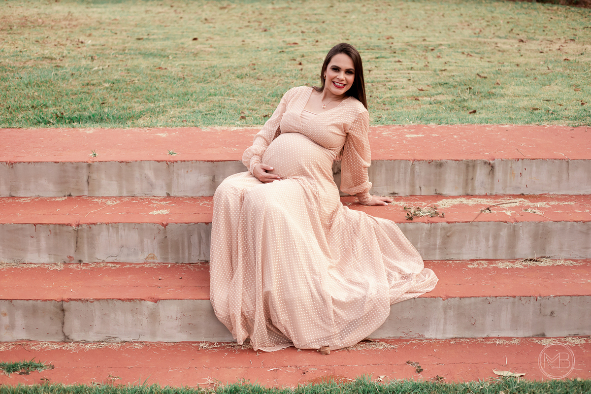 Ensaio Gestante - A doce espera pela Melissa