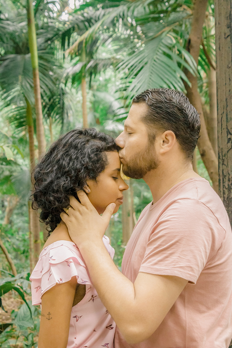 Ensaio de casal no Parque Trianon em São Paulo/SP
