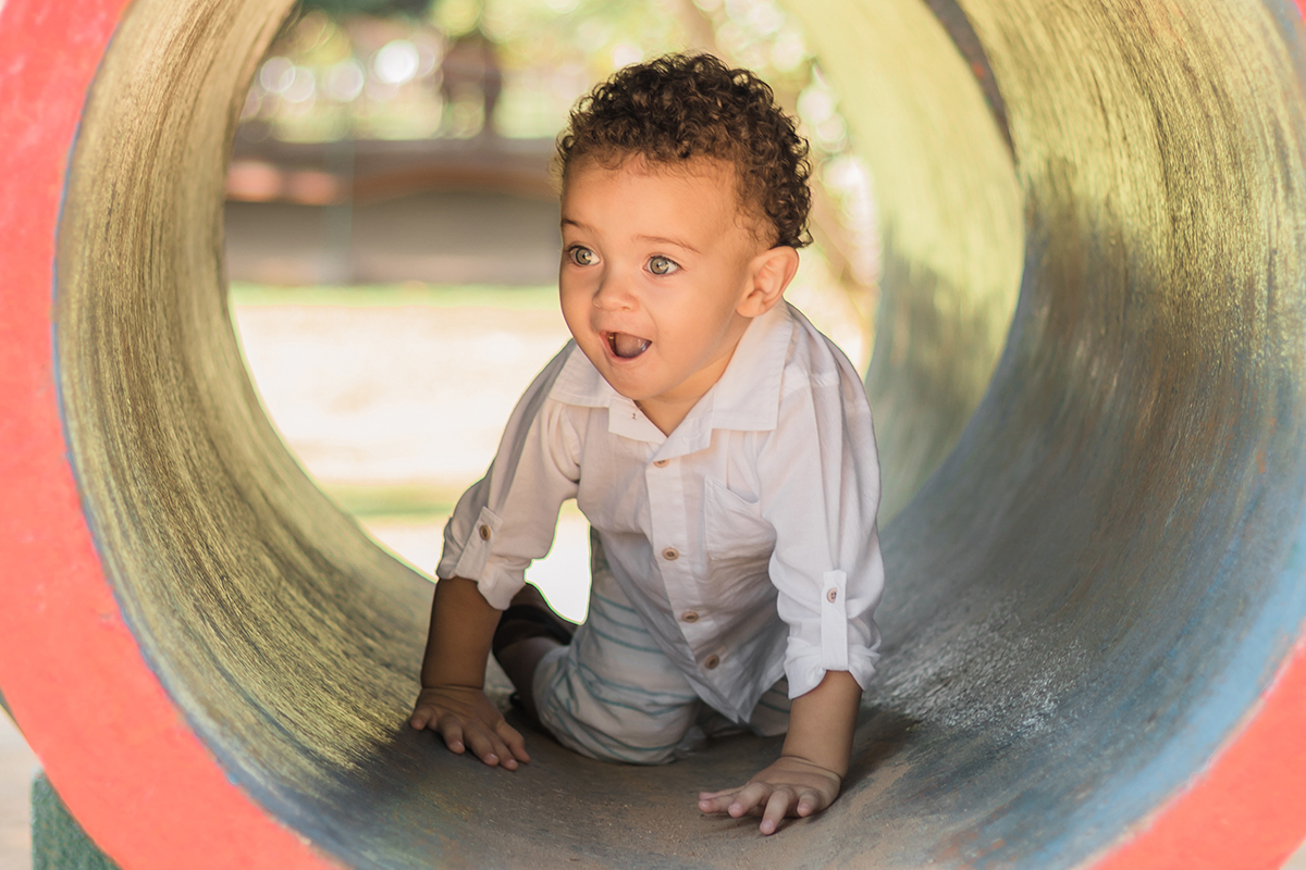 Ensaio infantil no Parque Ibirapuera em São Paulo/SP