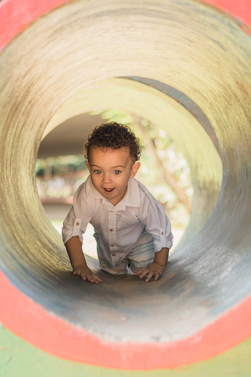 Ensaio infantil no Parque Ibirapuera em São Paulo/SP