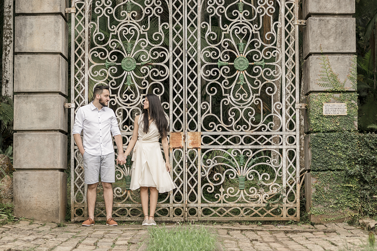 Ensaio de casal no Jardim Botânico em São Paulo/SP