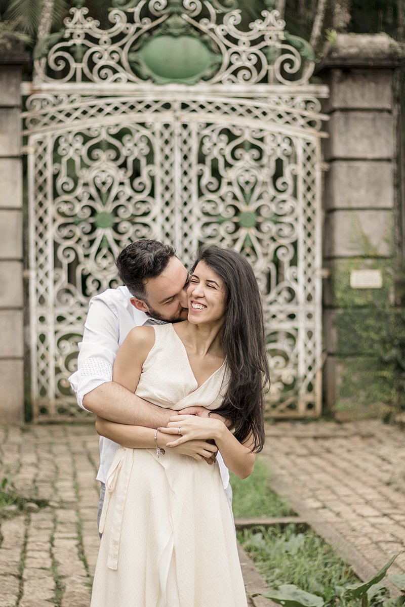 Ensaio de casal no Jardim Botânico em São Paulo/SP