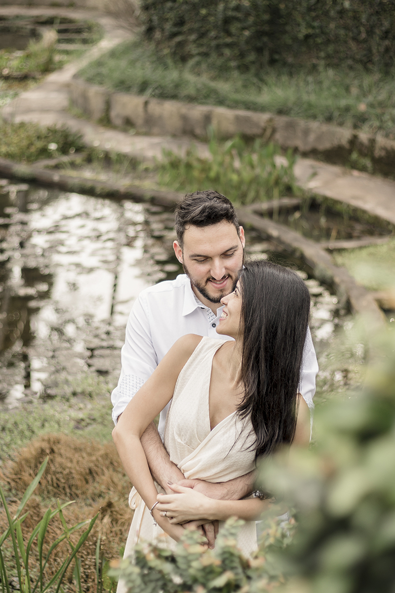 Ensaio de casal no Jardim Botânico em São Paulo/SP