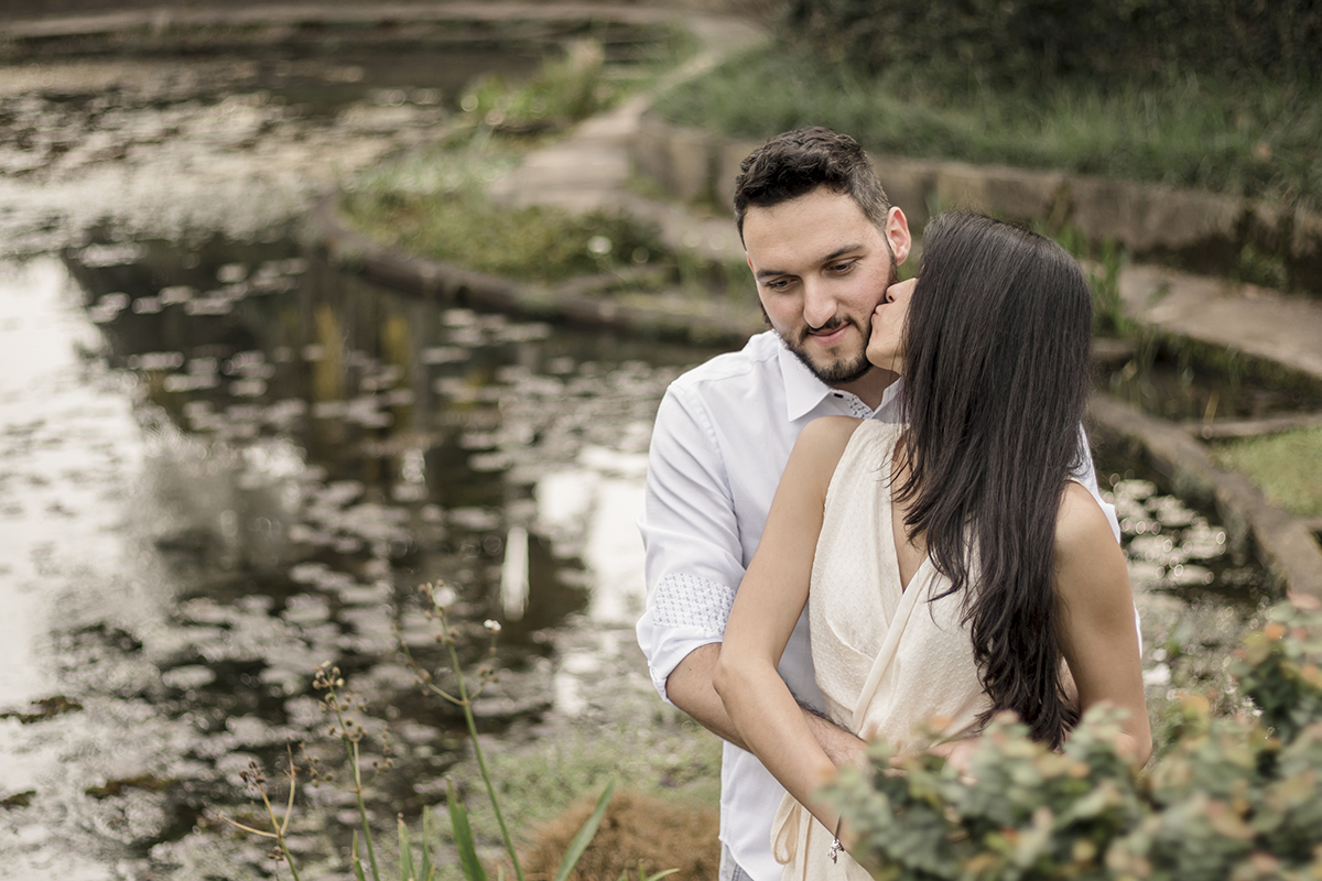 Ensaio de casal no Jardim Botânico em São Paulo/SP