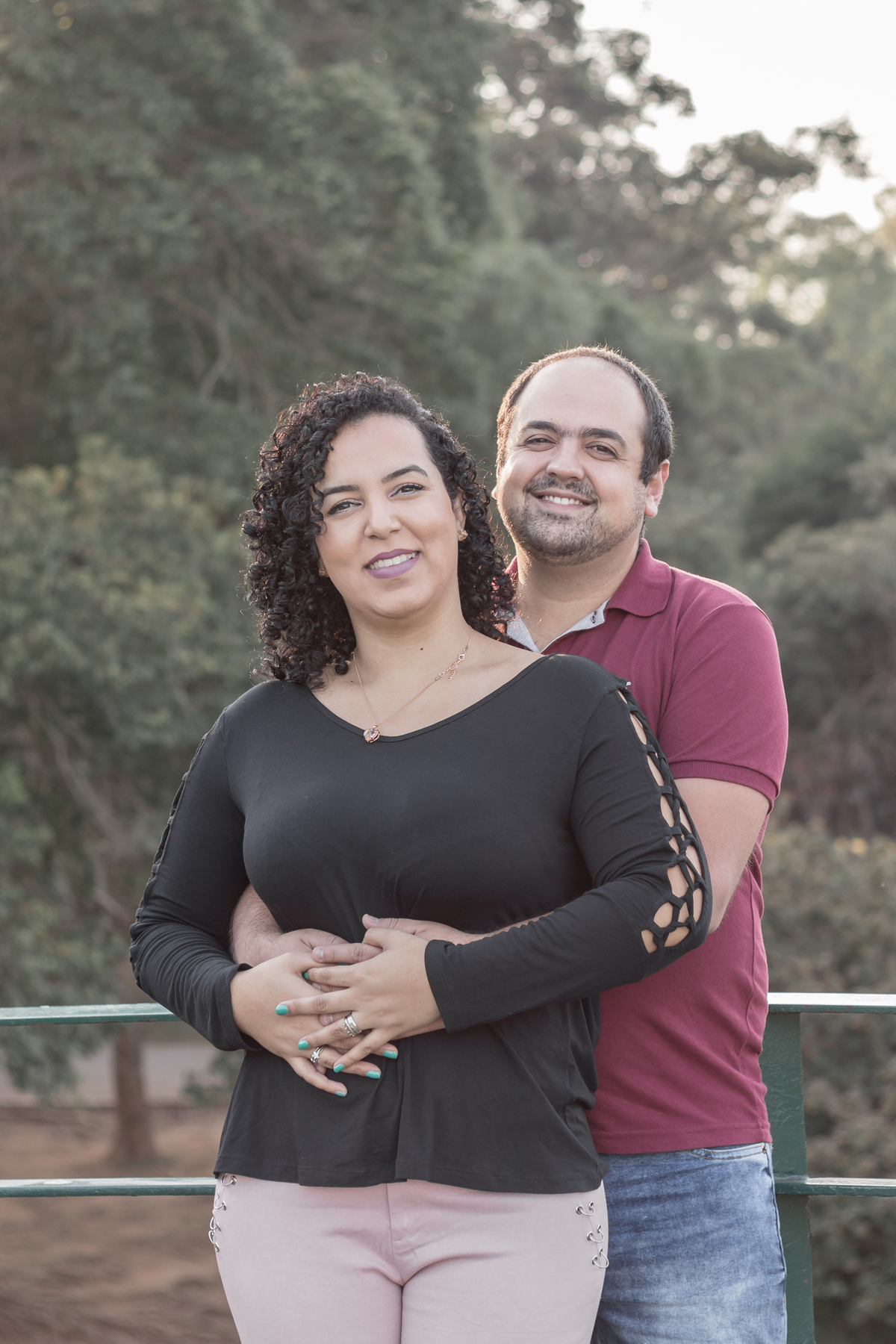Ensaio de casal no Parque Ibirapuera em São Paulo/SP