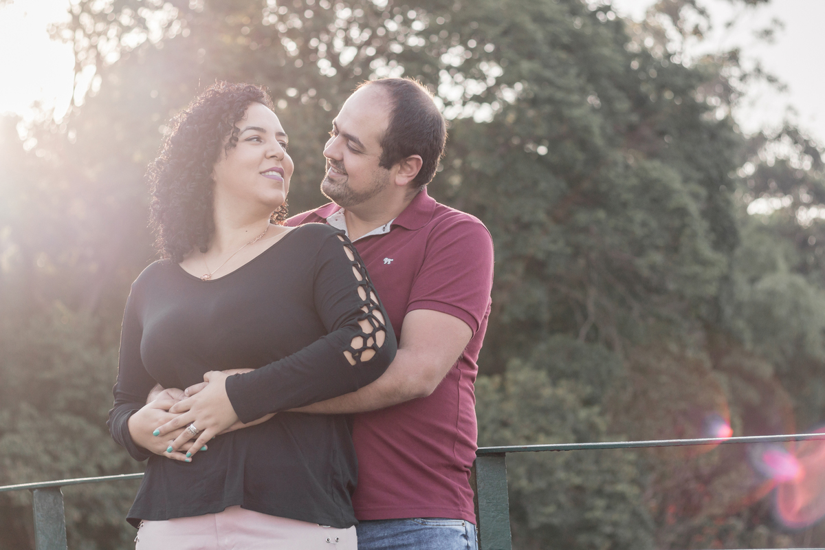 Ensaio de casal no Parque Ibirapuera em São Paulo/SP