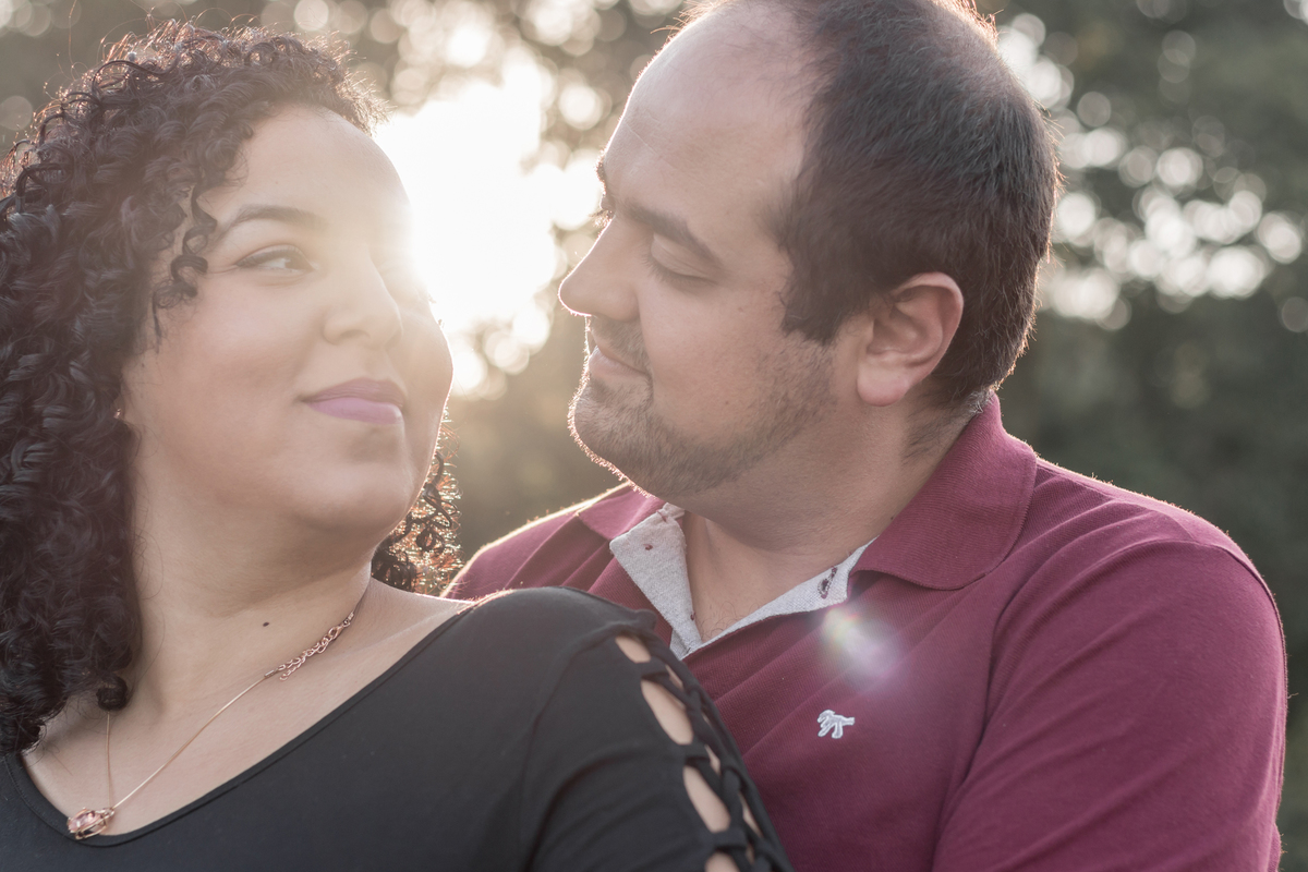 Ensaio de casal no Parque Ibirapuera em São Paulo/SP