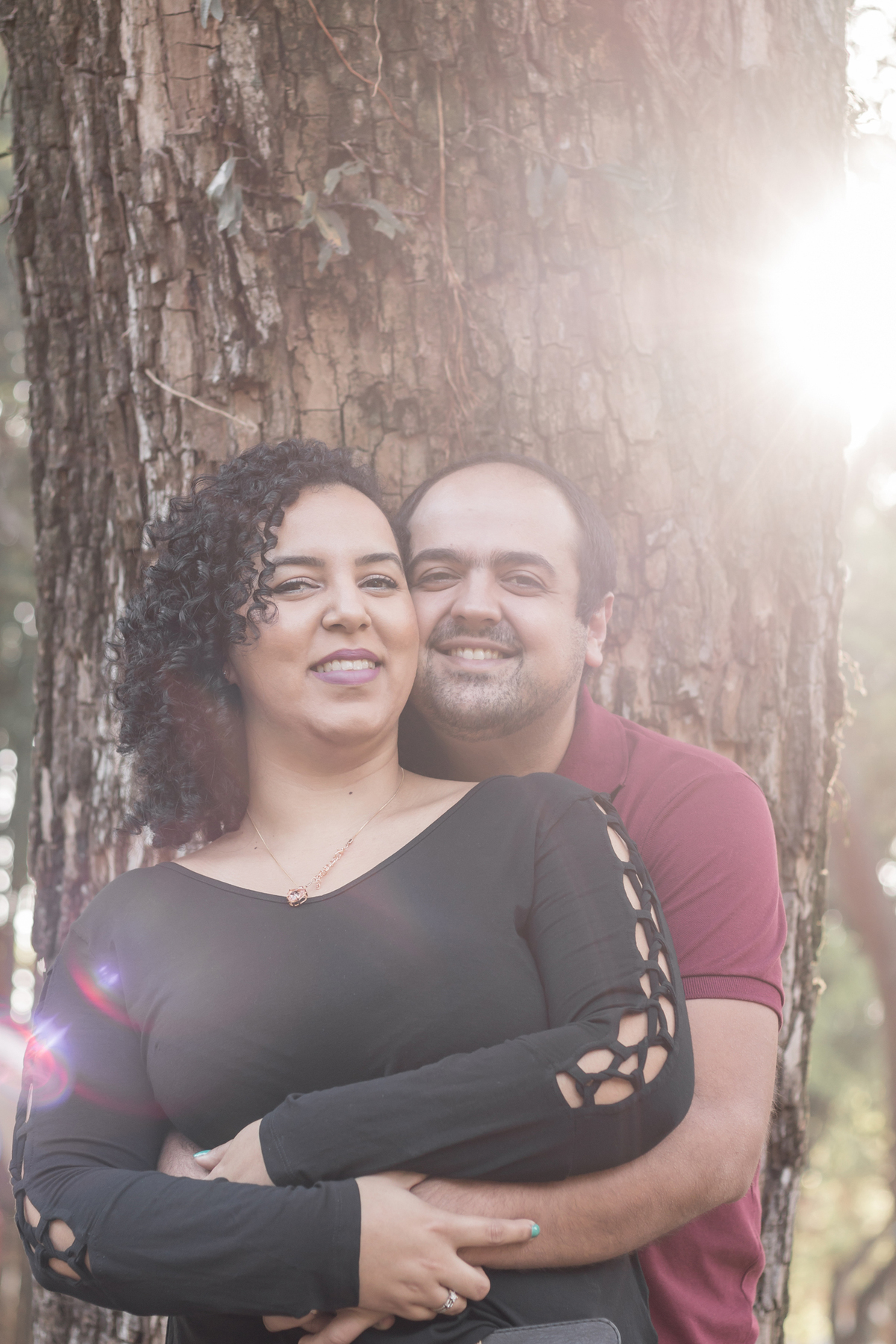 Ensaio de casal no Parque Ibirapuera em São Paulo/SP