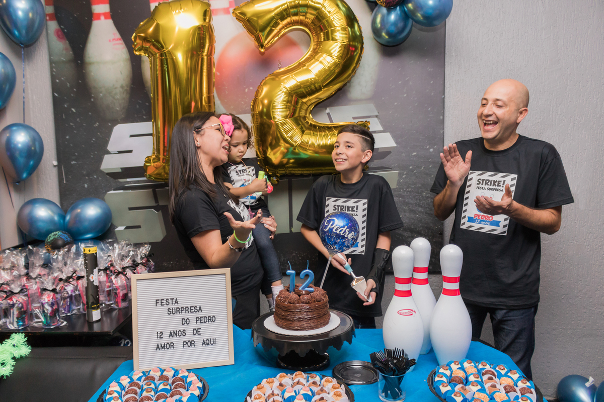 Aniversário 12 anos, Bom Boliche, Tatuapé - São Paulo/SP