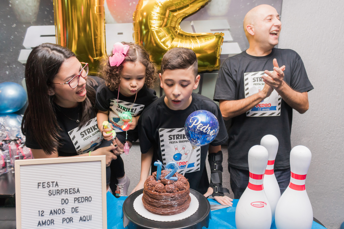 Aniversário 12 anos, Bom Boliche, Tatuapé - São Paulo/SP
