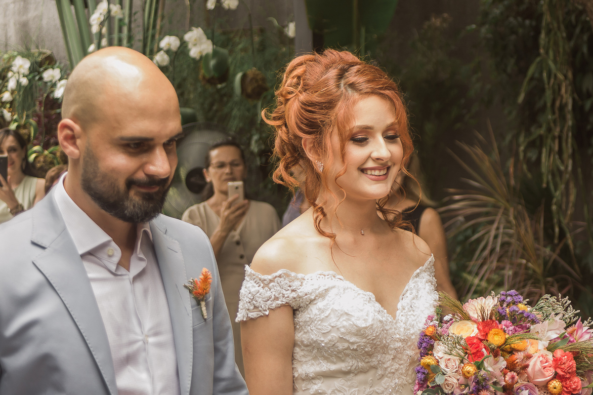 Casamento Mini Wedding da Nayara e Luiz no Casinha Le Julie em São Paulo/SP