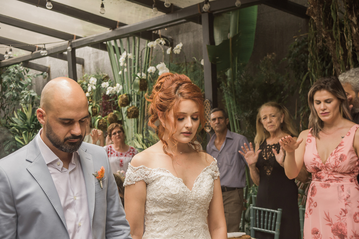 Casamento Mini Wedding da Nayara e Luiz no Casinha Le Julie em São Paulo/SP