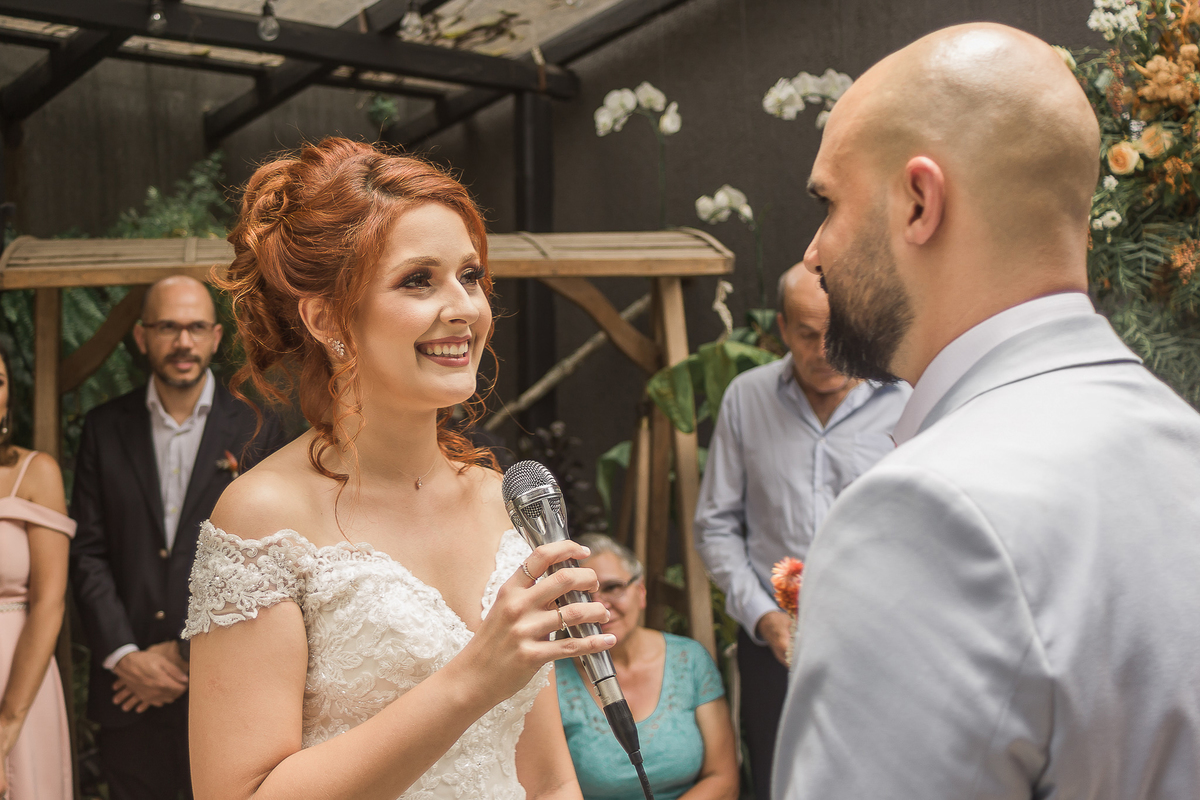 Casamento Mini Wedding da Nayara e Luiz no Casinha Le Julie em São Paulo/SP