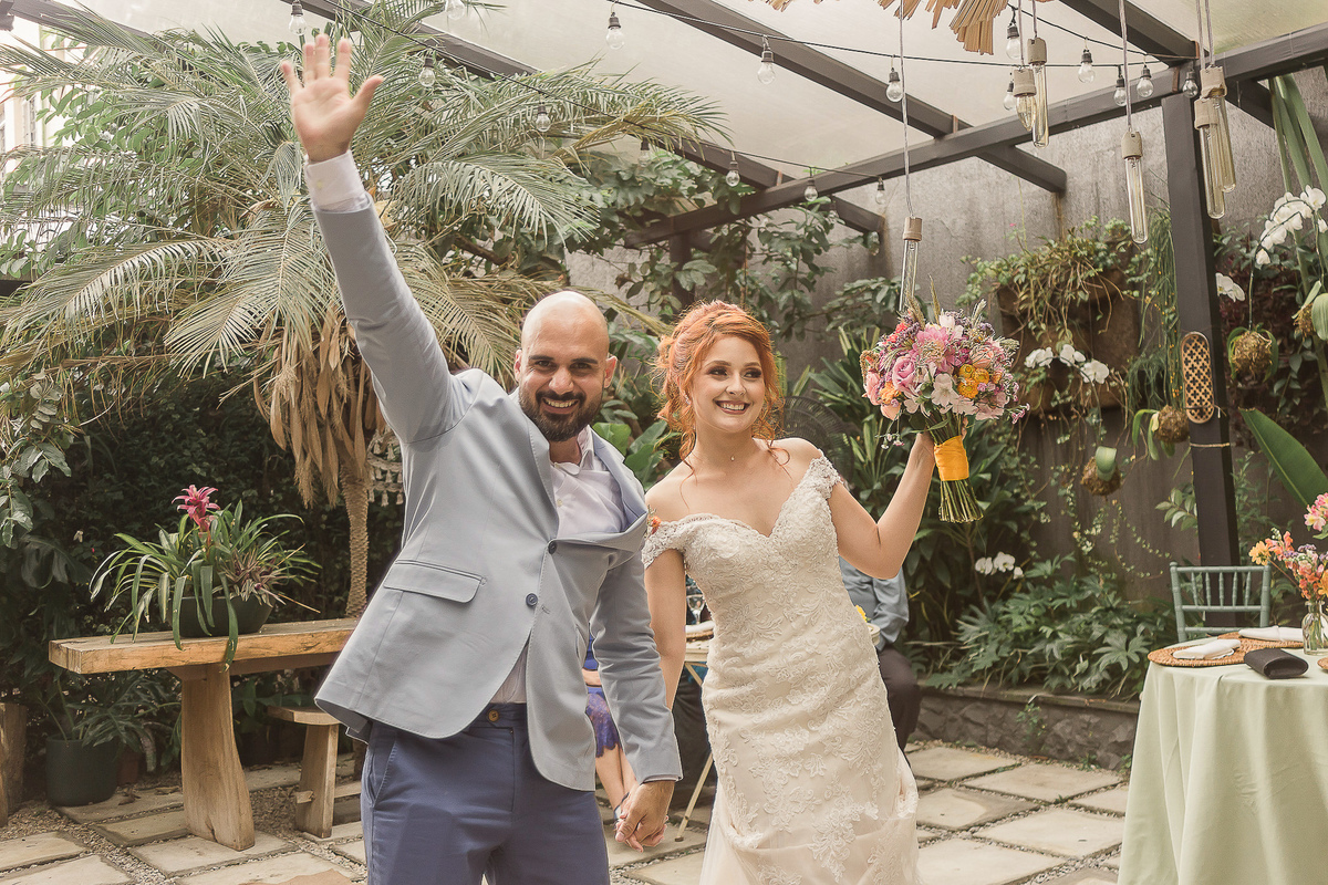 Casamento Mini Wedding da Nayara e Luiz no Casinha Le Julie em São Paulo/SP