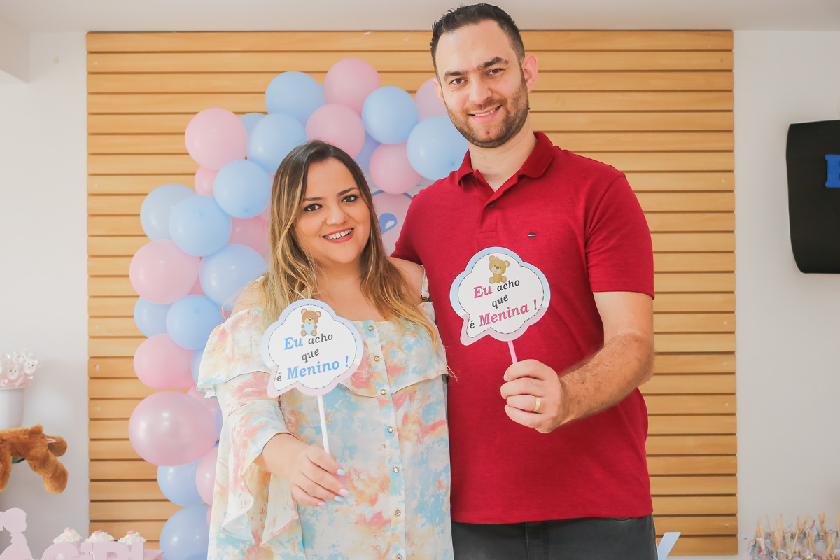 Chá revelação do Bernardo e Heloisa, realizado em São Caetano - SP