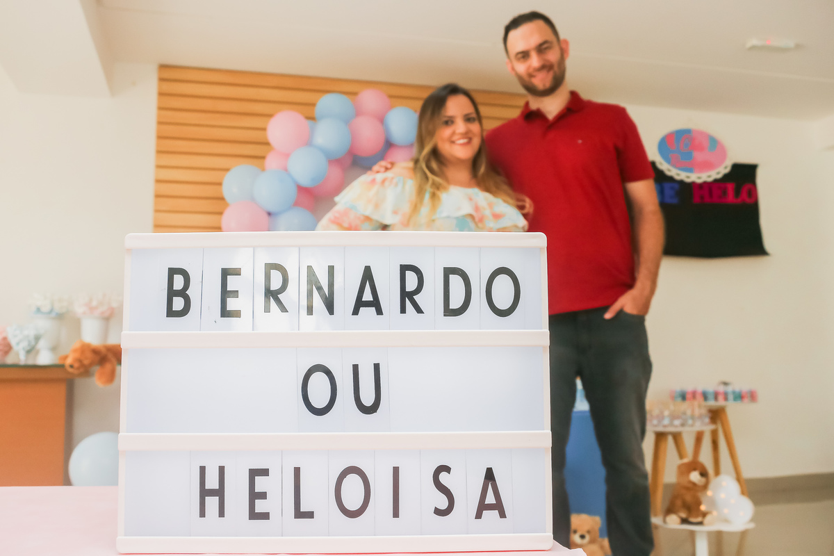 Chá revelação do Bernardo e Heloisa, realizado em São Caetano - SP