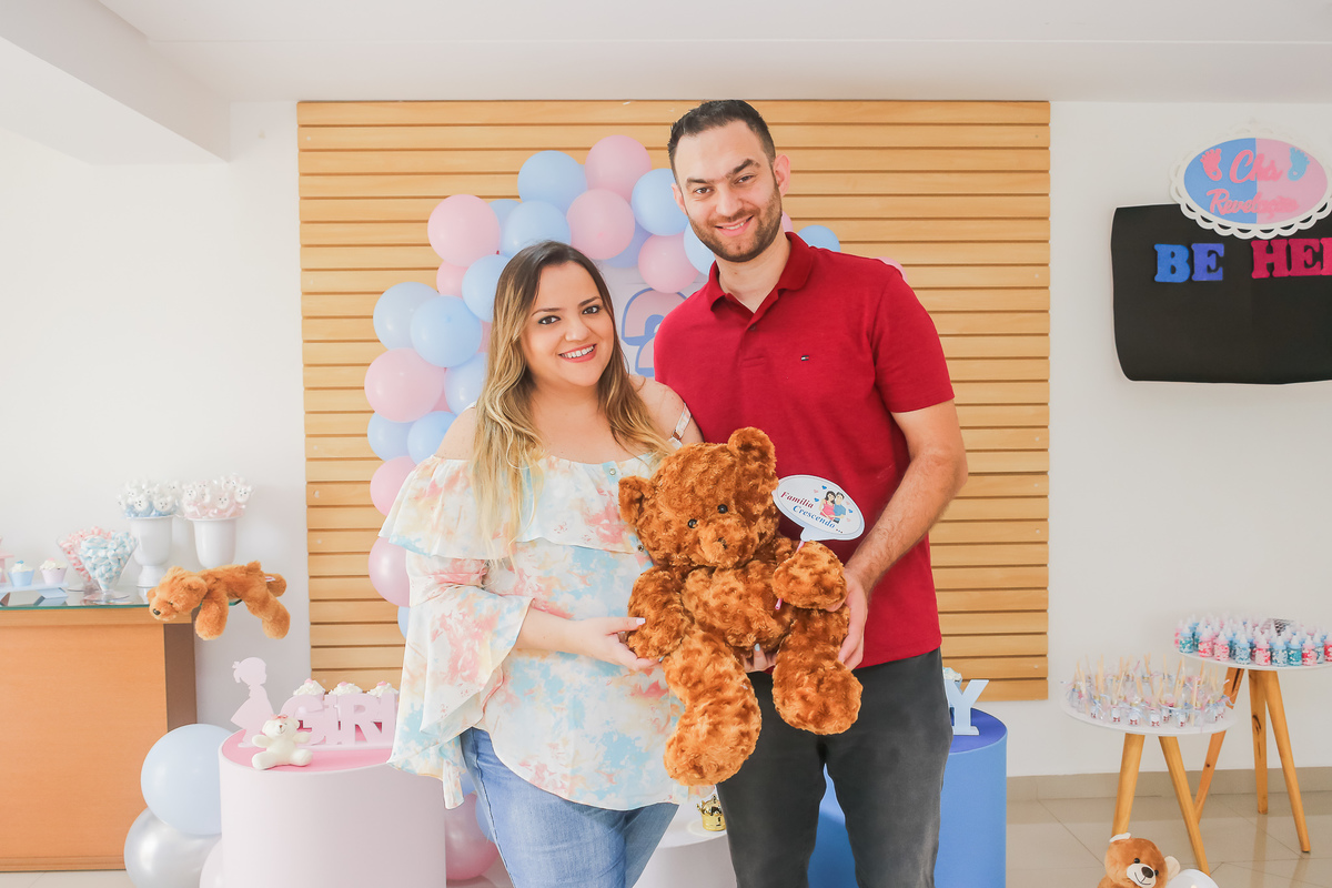 Chá revelação do Bernardo e Heloisa, realizado em São Caetano - SP