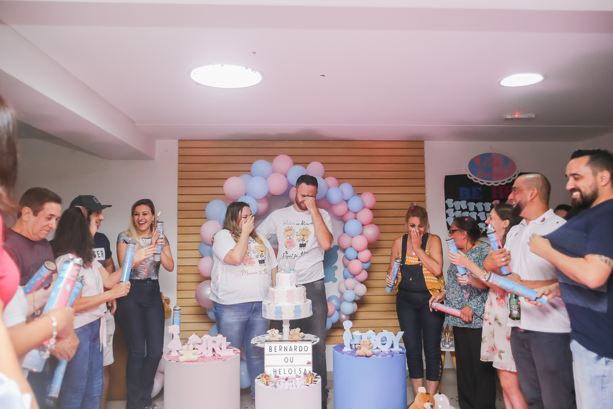 Chá revelação do Bernardo e Heloisa, realizado em São Caetano - SP