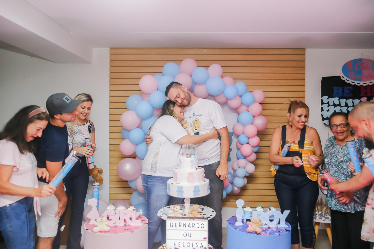 Chá revelação do Bernardo e Heloisa, realizado em São Caetano - SP