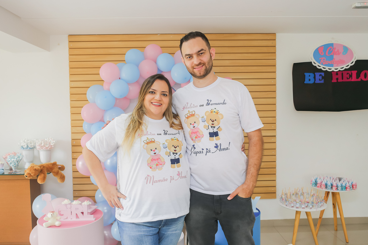 Chá revelação do Bernardo e Heloisa, realizado em São Caetano - SP