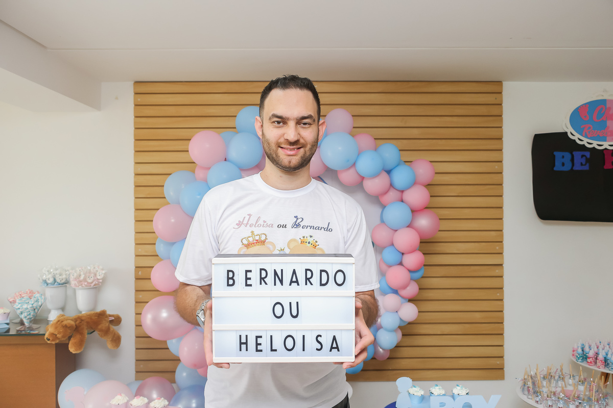 Chá revelação do Bernardo e Heloisa, realizado em São Caetano - SP