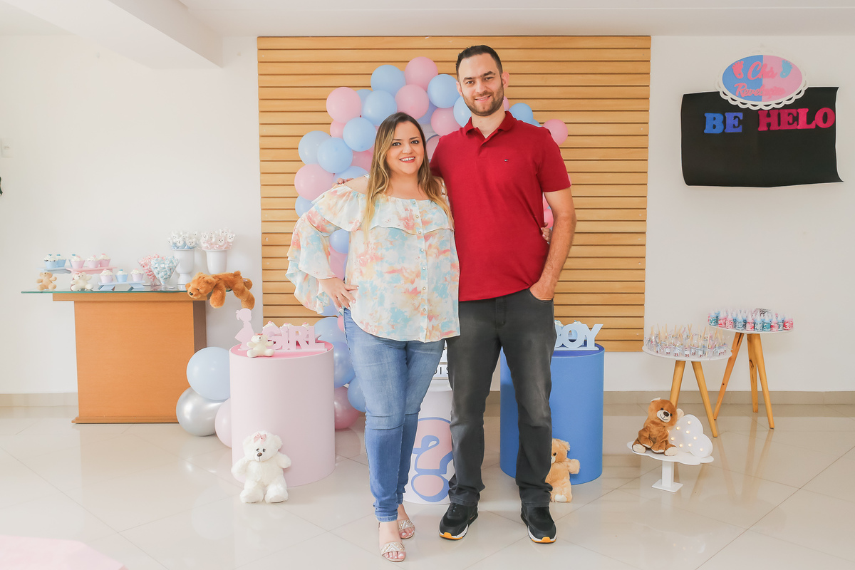 Chá revelação do Bernardo e Heloisa, realizado em São Caetano - SP