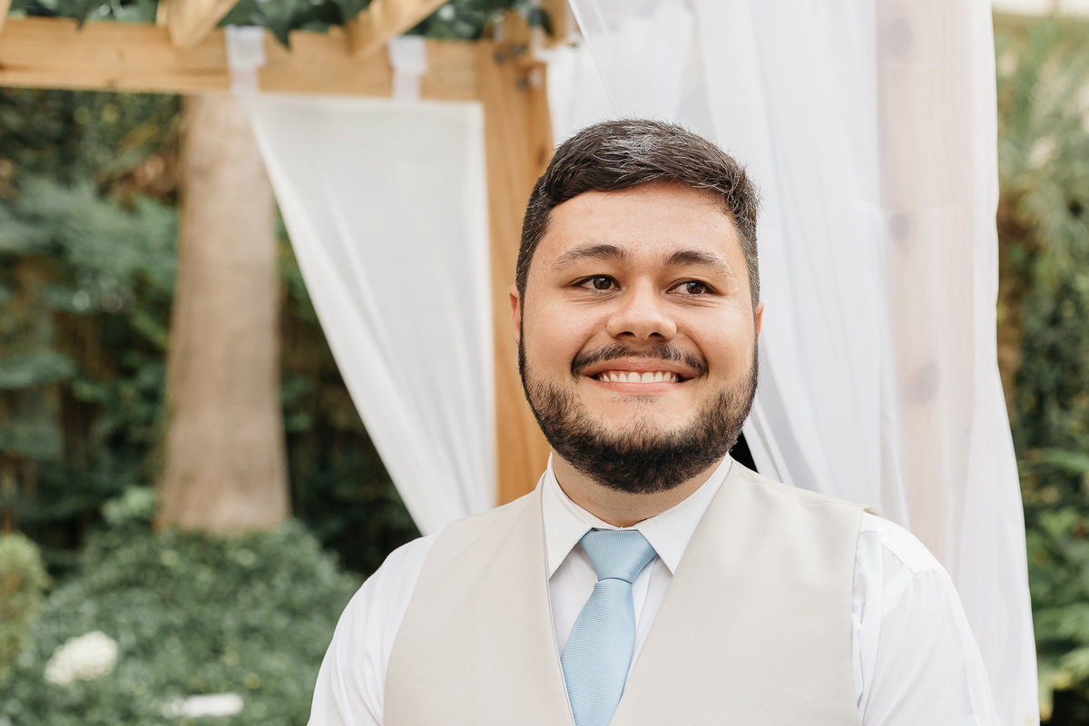 Casamento da Carol e Victor no Buffet Orion em Santos/SP