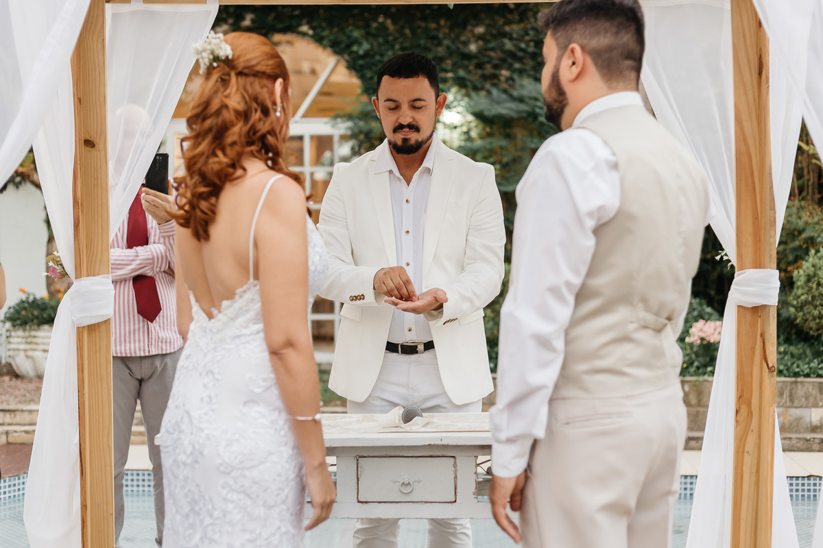 Casamento da Carol e Victor no Buffet Orion em Santos/SP