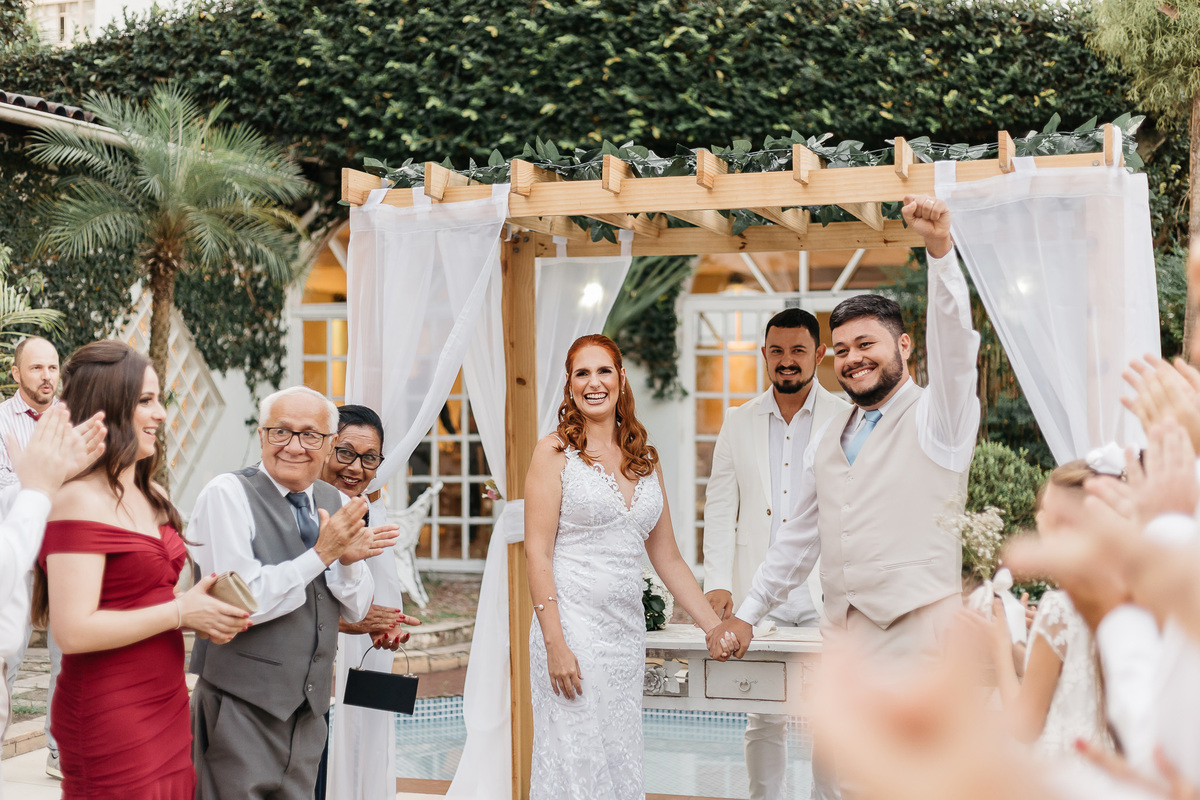 Casamento da Carol e Victor no Buffet Orion em Santos/SP