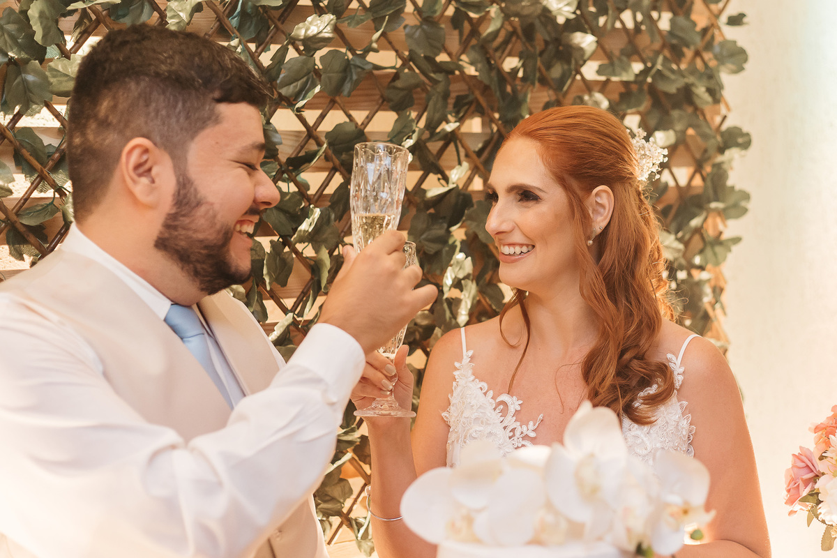 Casamento da Carol e Victor no Buffet Orion em Santos/SP