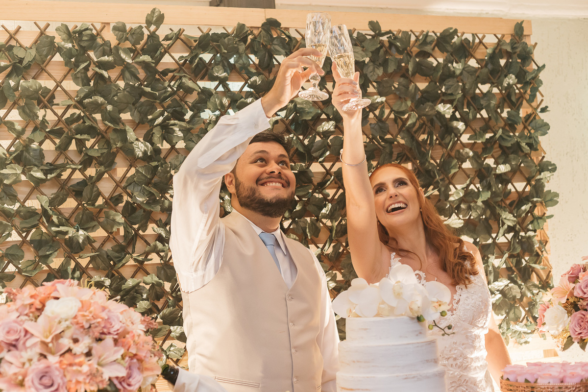 Casamento da Carol e Victor no Buffet Orion em Santos/SP