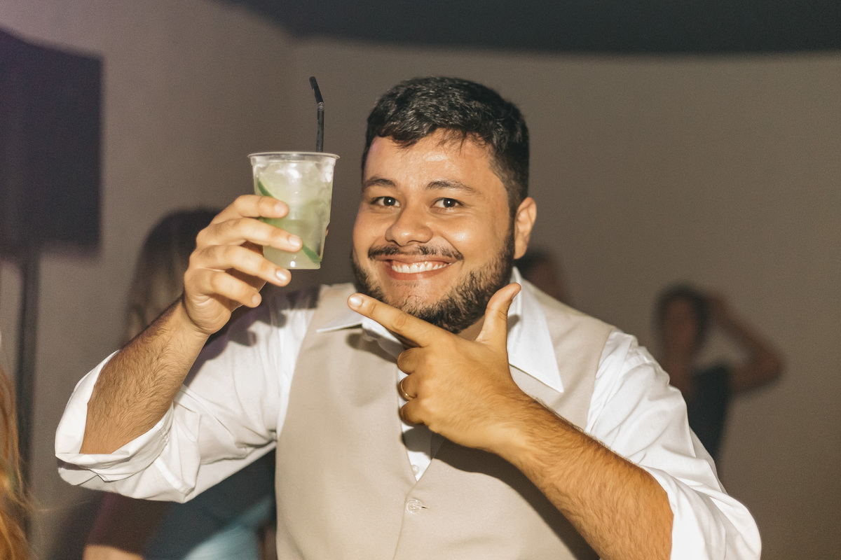 Casamento da Carol e Victor no Buffet Orion em Santos/SP